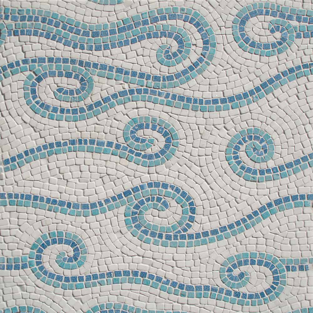 Oval Wave Mosaic (Glass Bead Work) — CM Creations
